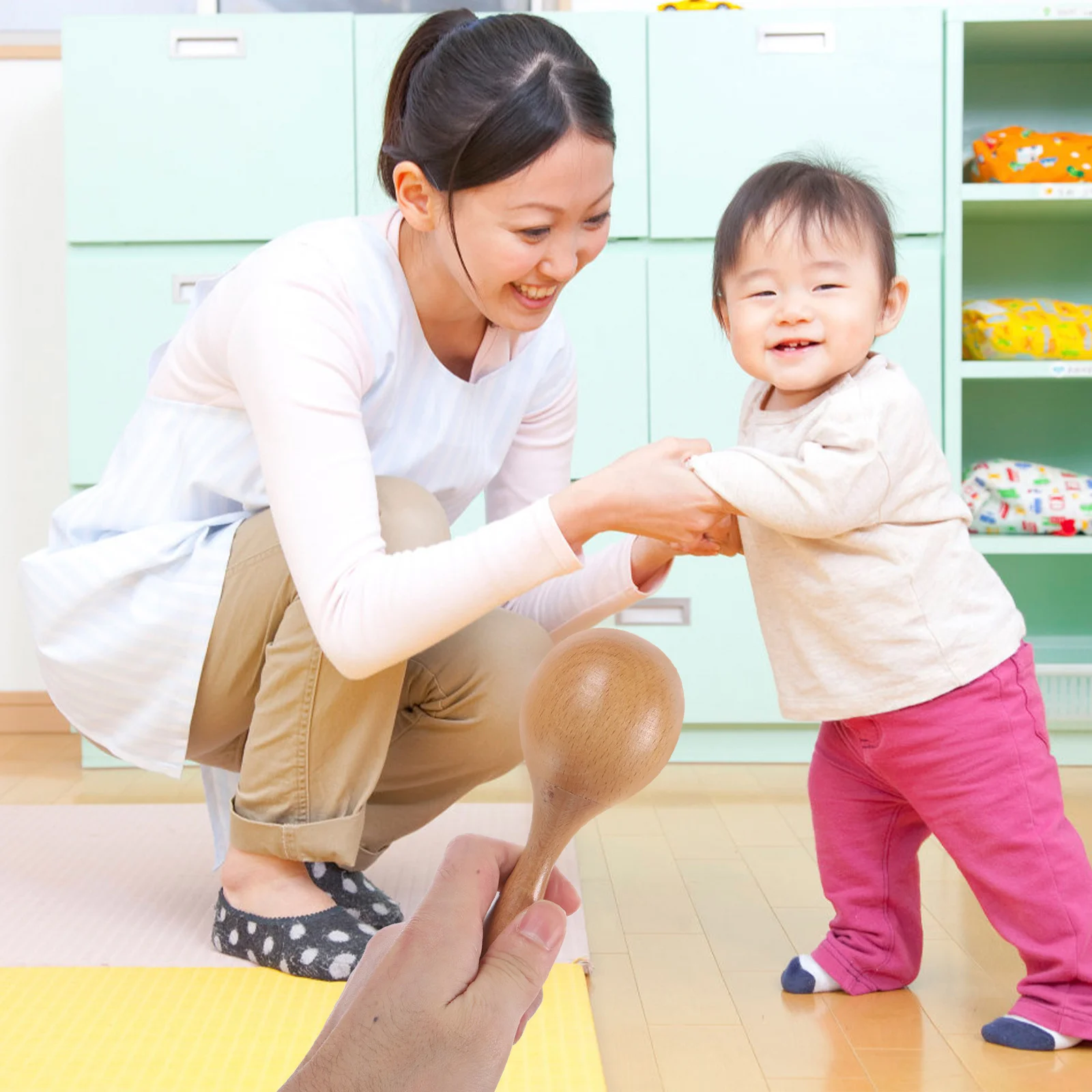 4Pcs Wooden Maracas Creative Musical Instruments for Early Educational Musical Learning Noise Maker Shakers
4Pcs Wooden Maracas Creative Musical Instruments for Early Educational Musical Learning Noise Maker Shakers