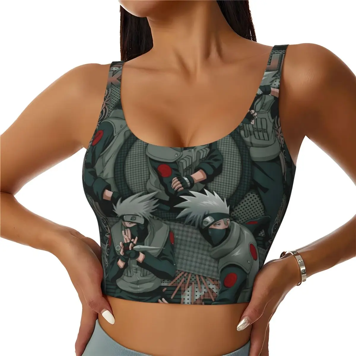 Custom High Impact K-Kakashies H-Hatakes Manga Sports Bra for Women Japan Gym Workout Yoga Crop Top
Custom High Impact K-Kakashies H-Hatakes Manga Sports Bra for Women Japan Gym Workout Yoga Crop Top