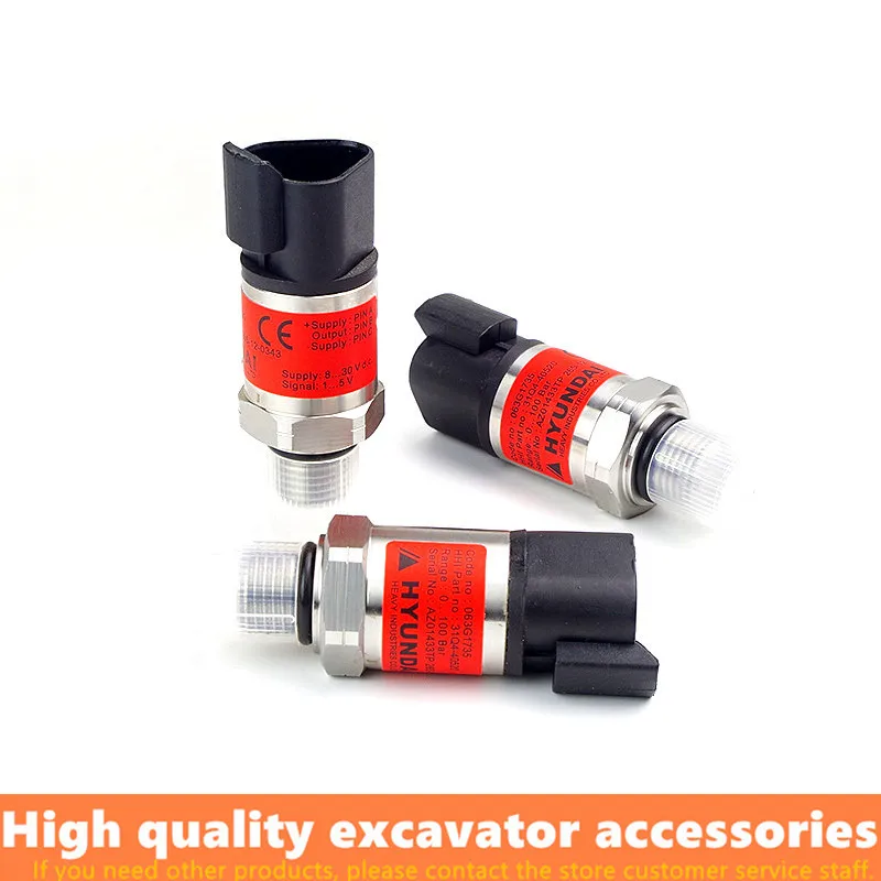 For HYUNDAI R130 150 220 225 305-7 High and low pressure sensor switch for hydraulic pump high quality excavator accessories
For HYUNDAI R130 150 220 225 305-7 High and low pressure sensor switch for hydraulic pump high quality excavator accessories