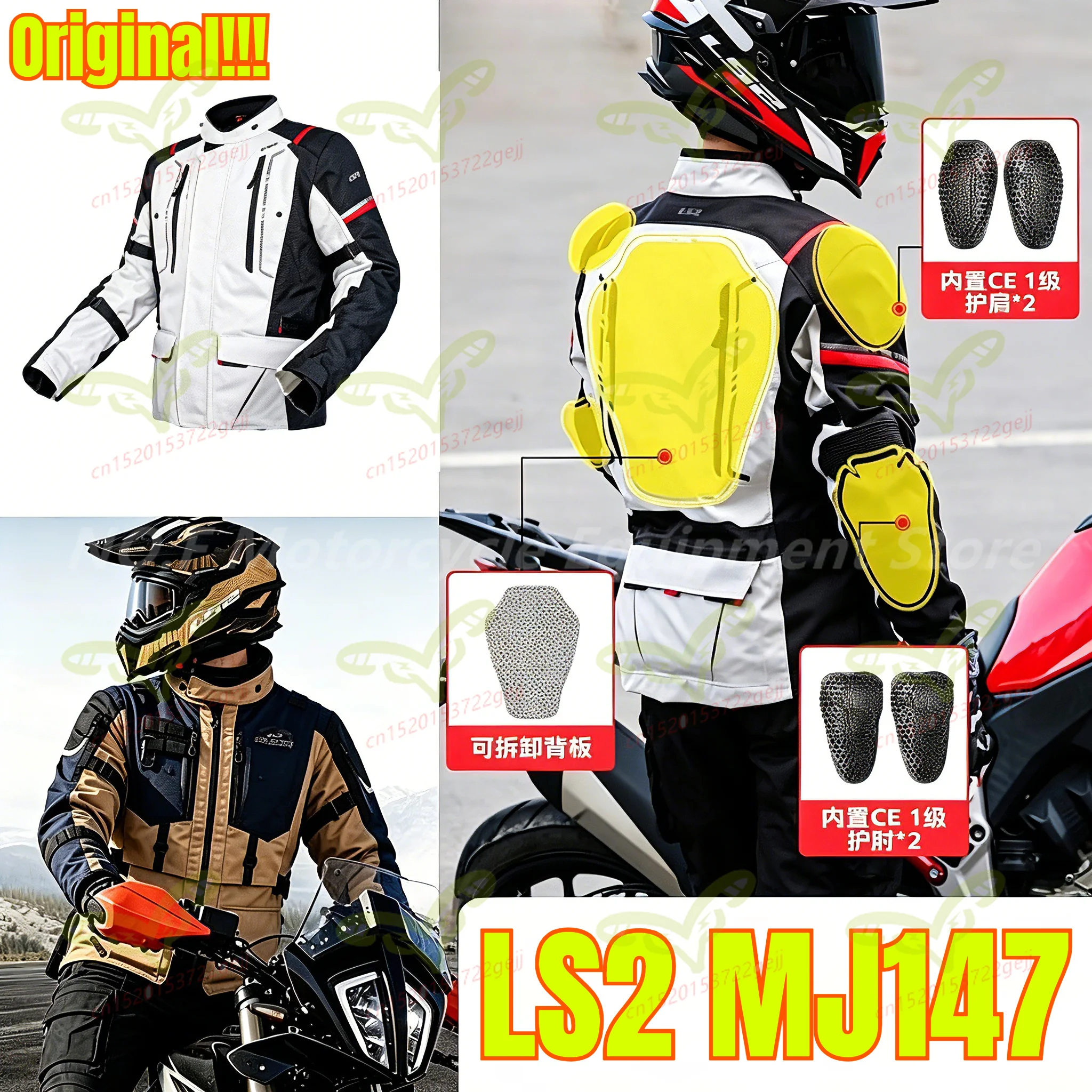 Hot LS2 MJ147 Cycling Jacket Four Season Men's Cycling Suit Outdoor Travel Hiking Warm and Waterproof Jacket Ebike Rally Suit
Hot LS2 MJ147 Cycling Jacket Four Season Men's Cycling Suit Outdoor Travel Hiking Warm and Waterproof Jacket Ebike Rally Suit