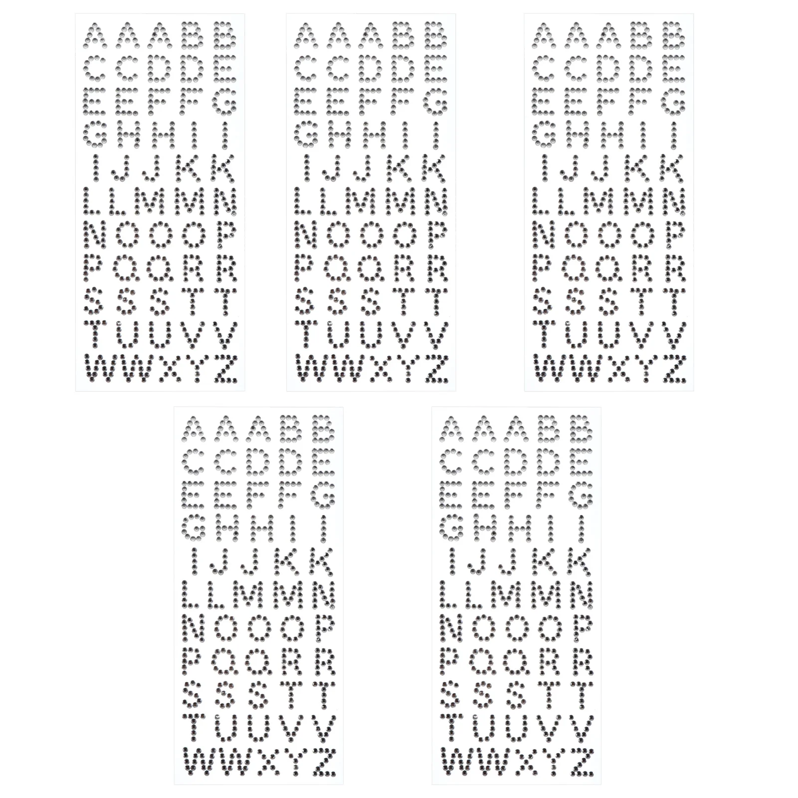 5 Sheets Cardboard Letters Alphabet Diamond Sticker Self-Adhesive Patch Face Gems Pearl Stickers
5 Sheets Cardboard Letters Alphabet Diamond Sticker Self-Adhesive Patch Face Gems Pearl Stickers