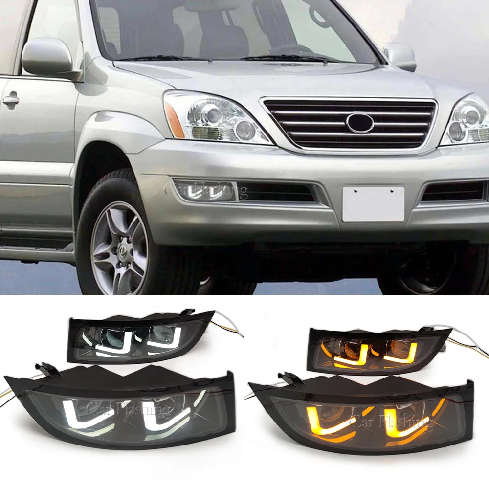 For Lexus 03-09 GX470 front fog lamp assembly, daytime running light lens, bumper light, turn signal light
For Lexus 03-09 GX470 front fog lamp assembly, daytime running light lens, bumper light, turn signal light