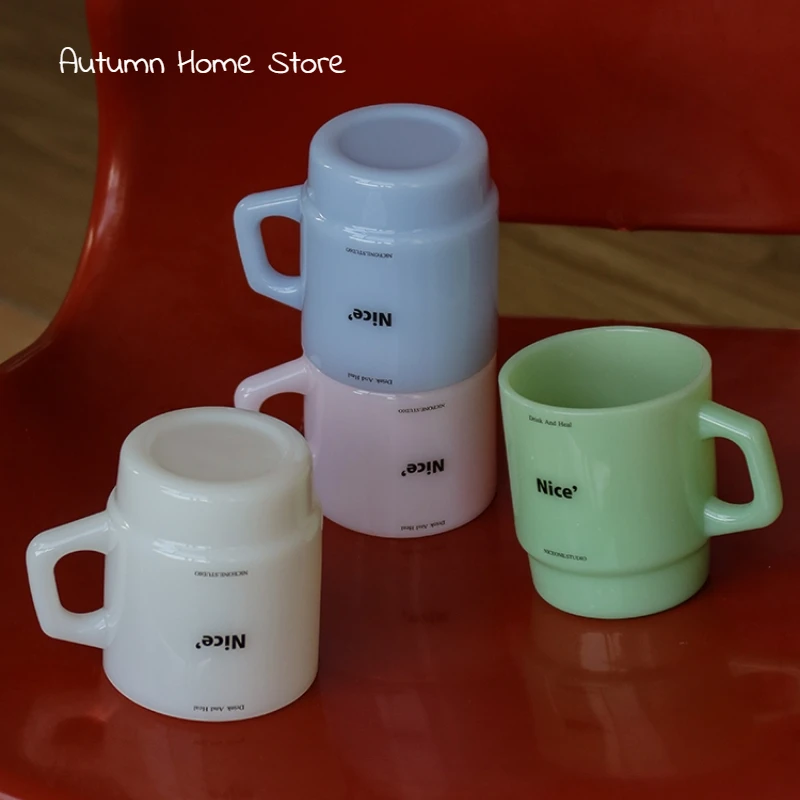Glass Coffee Cup Milk Mug Retro Heat-resistant Tea Cup Water Cup Nordic and Korean Style
Glass Coffee Cup Milk Mug Retro Heat-resistant Tea Cup Water Cup Nordic and Korean Style