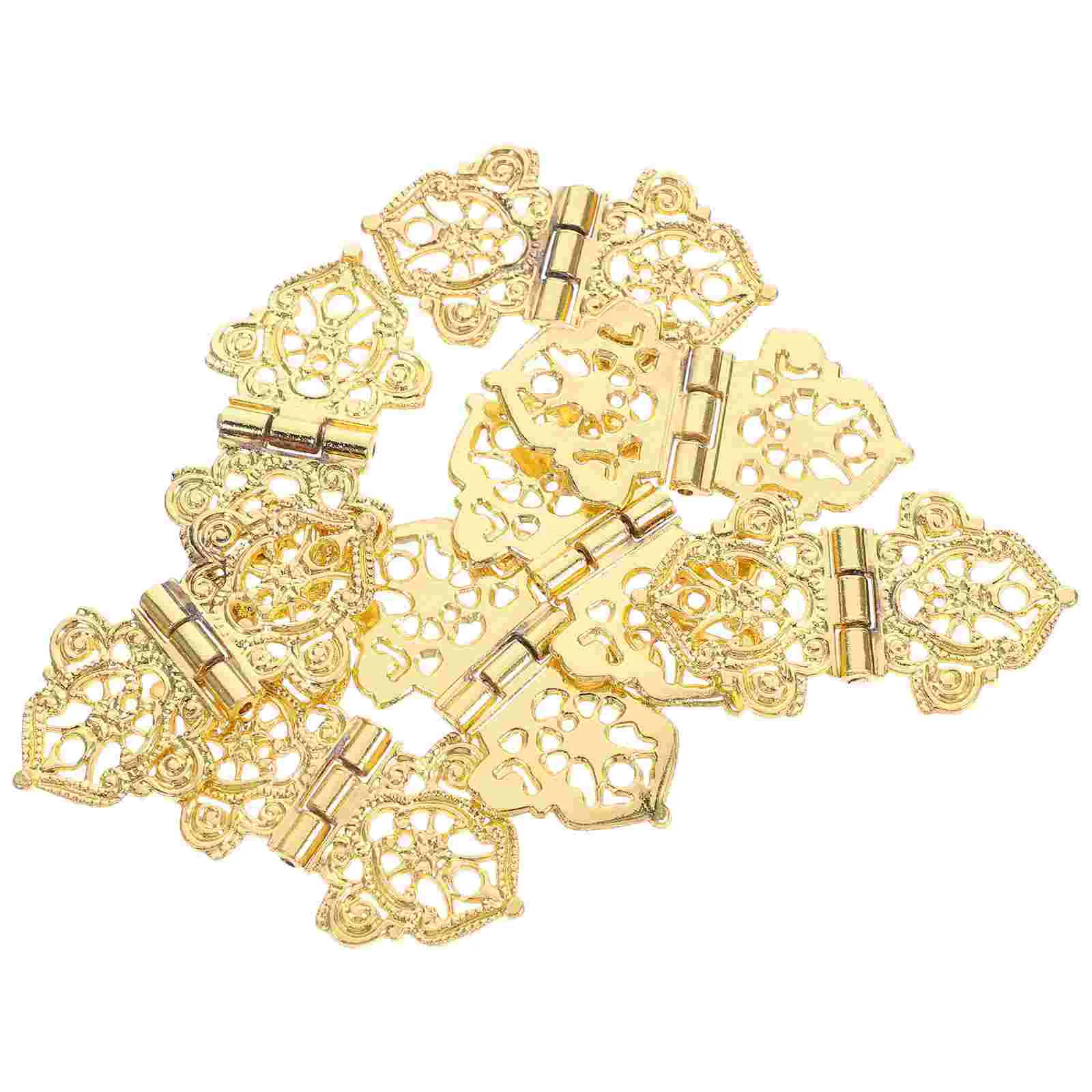 8 Pcs Wooden Box Decorative Hinges Small Damping Folding Support Cover Minature Golden
8 Pcs Wooden Box Decorative Hinges Small Damping Folding Support Cover Minature Golden