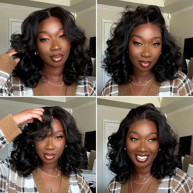 Black Middle Part Big Wave Curly Wig for Women Easy To Style
Black Middle Part Big Wave Curly Wig for Women Easy To Style