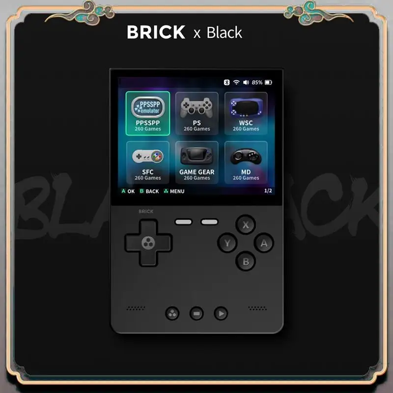 BRICK Handheld Game Console Portable Linux Video Game Console 64G 3.2Inch 1024X768 IPS Screen Retro Game Controller B
BRICK Handheld Game Console Portable Linux Video Game Console 64G 3.2Inch 1024X768 IPS Screen Retro Game Controller B