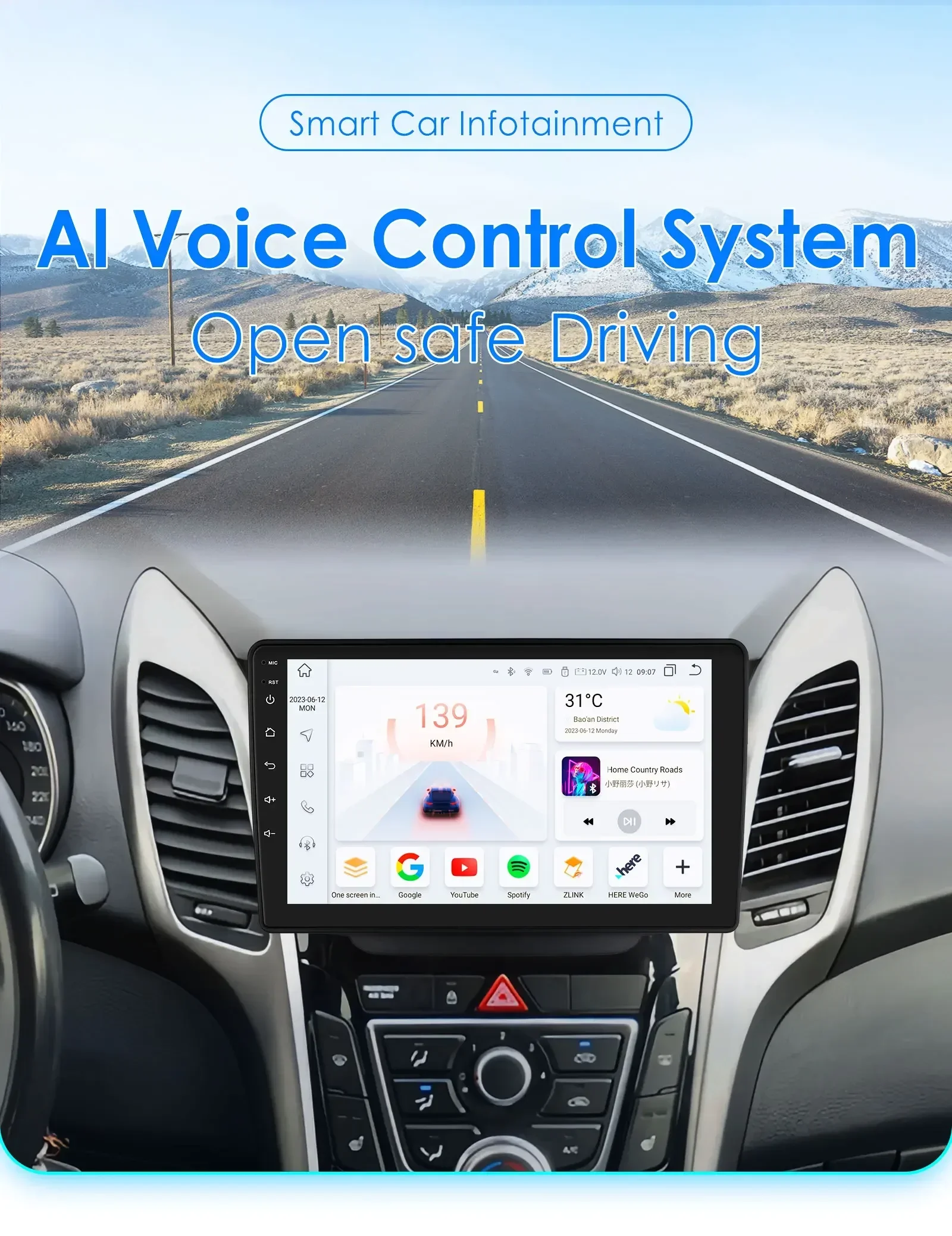 4G 8-ядерный Android 12 Carplay для Hyundai I30 elantra GT 2011-2017, автомобильный мультимедийный видеоплеер, радио, стерео, GPS-навигация, аудио
4G 8-ядерный Android 12 Carplay для Hyundai I30 elantra GT 2011-2017, автомобильный мультимедийный видеоплеер, радио, стерео, GPS-навигация, аудио