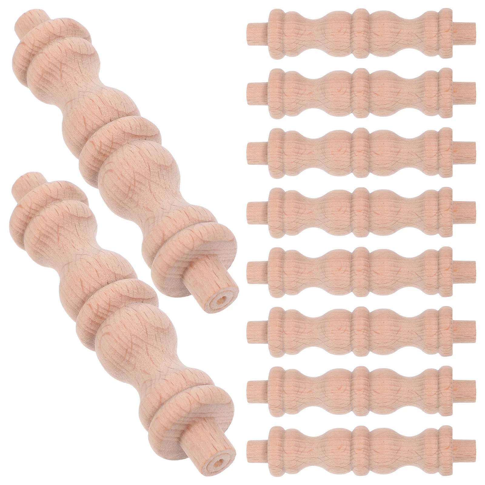 10Pcs Wooden Wine Cabinet Columns Mini Rustic Carved Spindles European Style Decorative Furniture Accents Wine Cabinet Column 
10Pcs Wooden Wine Cabinet Columns Mini Rustic Carved Spindles European Style Decorative Furniture Accents Wine Cabinet Column