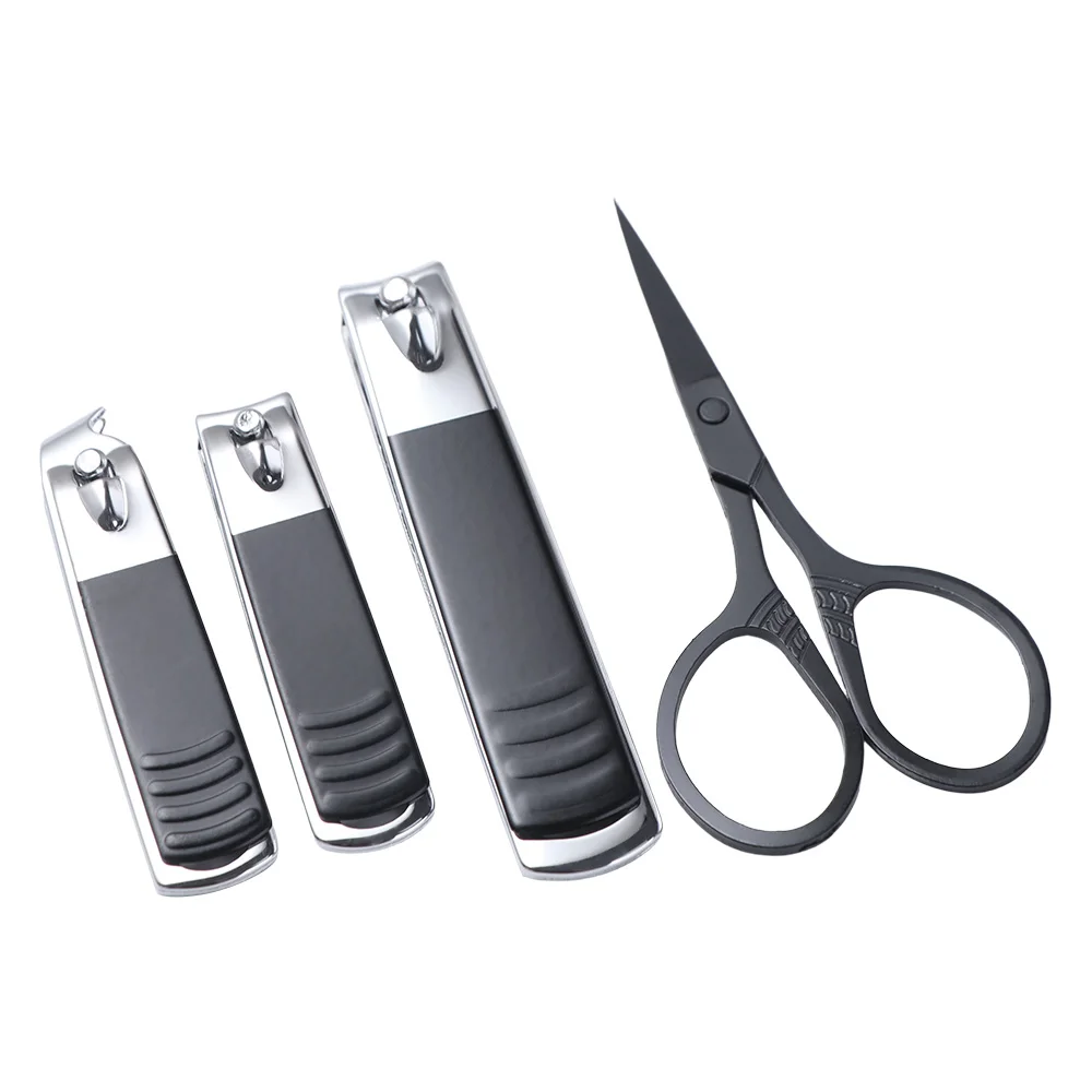 Набор для маникюра из 13/24 предметов: Ножницы для ногтей из нержавеющей стали с противоскользящим дизайном, острые черные кусачки для ногтей в чехле из ПУ, детский маникюрный набор
Набор для маникюра из 13/24 предметов: Ножницы для ногтей из нержавеющей стали с противоскользящим дизайном, острые черные кусачки для ногтей в чехле из ПУ, детский маникюрный набор