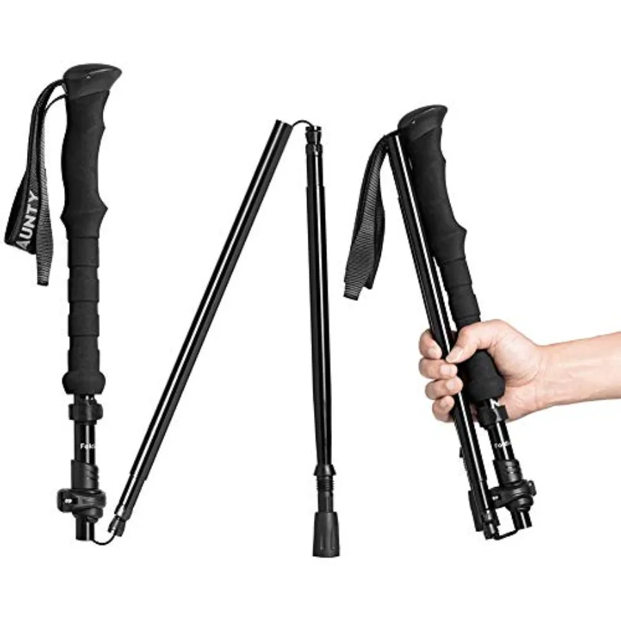 Travel Folding Trekking Hiking Pole with Carrying Case, Collapsible Cane Adjustable Walking Stick Portable Mobility Aid for Wom
Travel Folding Trekking Hiking Pole with Carrying Case, Collapsible Cane Adjustable Walking Stick Portable Mobility Aid for Wom