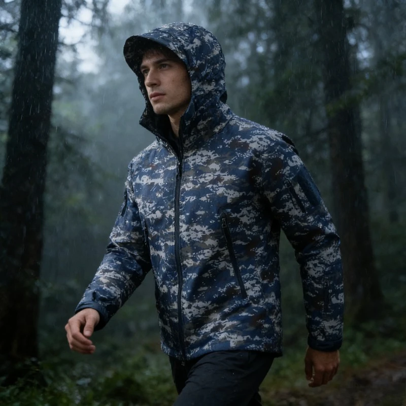 Men Waterproof Softshell Jacket Windbreaker Outdoor Military Style Coat Durable Weather Resistant Adventure Essential Gear
Men Waterproof Softshell Jacket Windbreaker Outdoor Military Style Coat Durable Weather Resistant Adventure Essential Gear