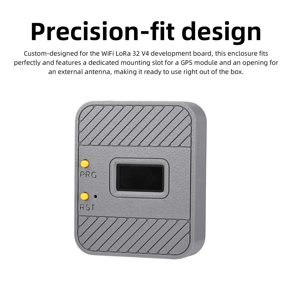 WiFi LoRa 32 V4 Protective Case Plastic Enclosure Shell Type C Port Reserved GPS Antenna Slot For Development Board
WiFi LoRa 32 V4 Protective Case Plastic Enclosure Shell Type C Port Reserved GPS Antenna Slot For Development Board