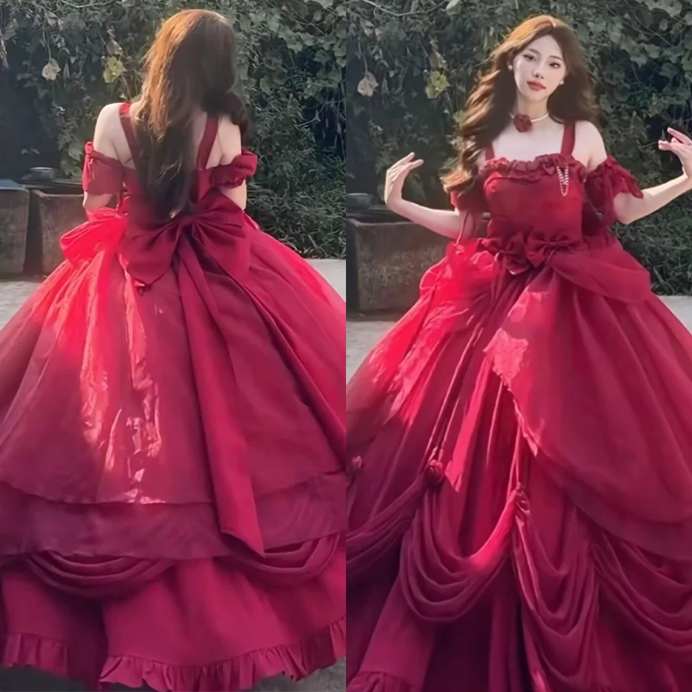 Customized Dreamy Red Jersey Evening Dress Classic Strapless Short Sleeves Celebrity Gowns Luxury Special Occasion Gowns
Customized Dreamy Red Jersey Evening Dress Classic Strapless Short Sleeves Celebrity Gowns Luxury Special Occasion Gowns