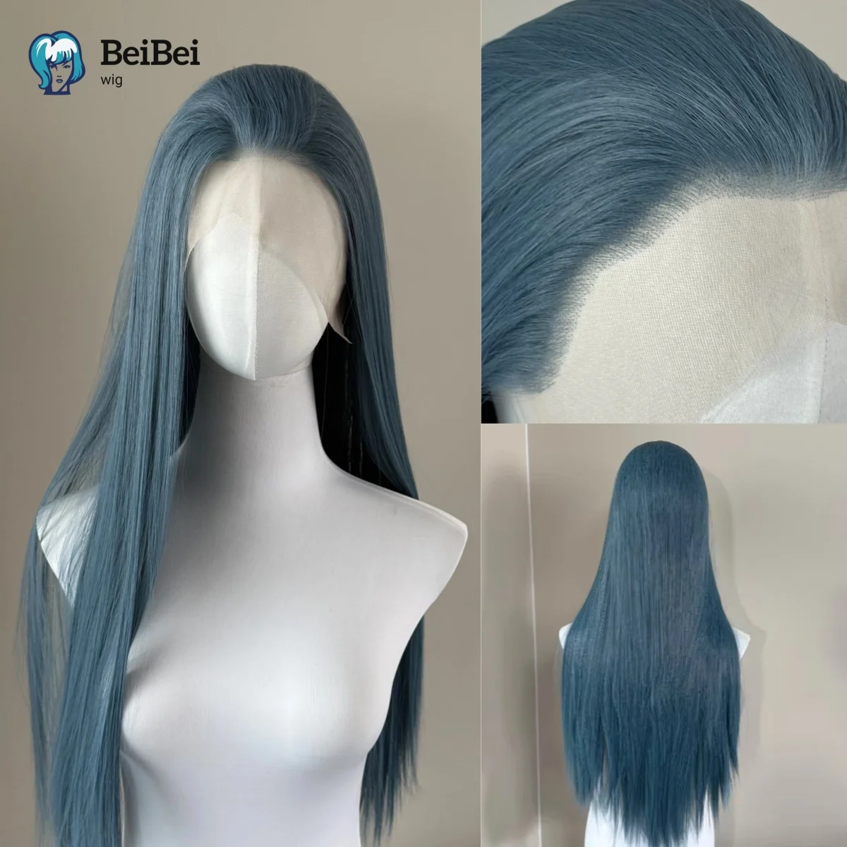 Ash Blue Front Wig for Women 26 Inch Long Straight 13*4 Lace Wigs High Quality Synthetic Lace Wigs Natural Looking for Cosplay
Ash Blue Front Wig for Women 26 Inch Long Straight 13*4 Lace Wigs High Quality Synthetic Lace Wigs Natural Looking for Cosplay