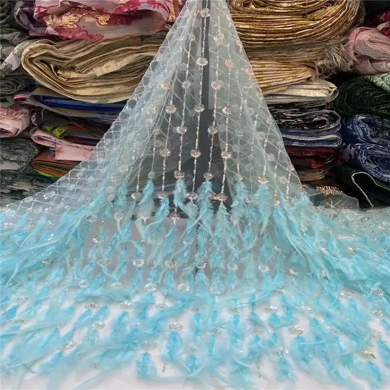 Ostrich Feather Cloth Accessories Shinny Embroidered Striped Sequin Crystal Tassel Fabric Party Evening Dress Material
Ostrich Feather Cloth Accessories Shinny Embroidered Striped Sequin Crystal Tassel Fabric Party Evening Dress Material