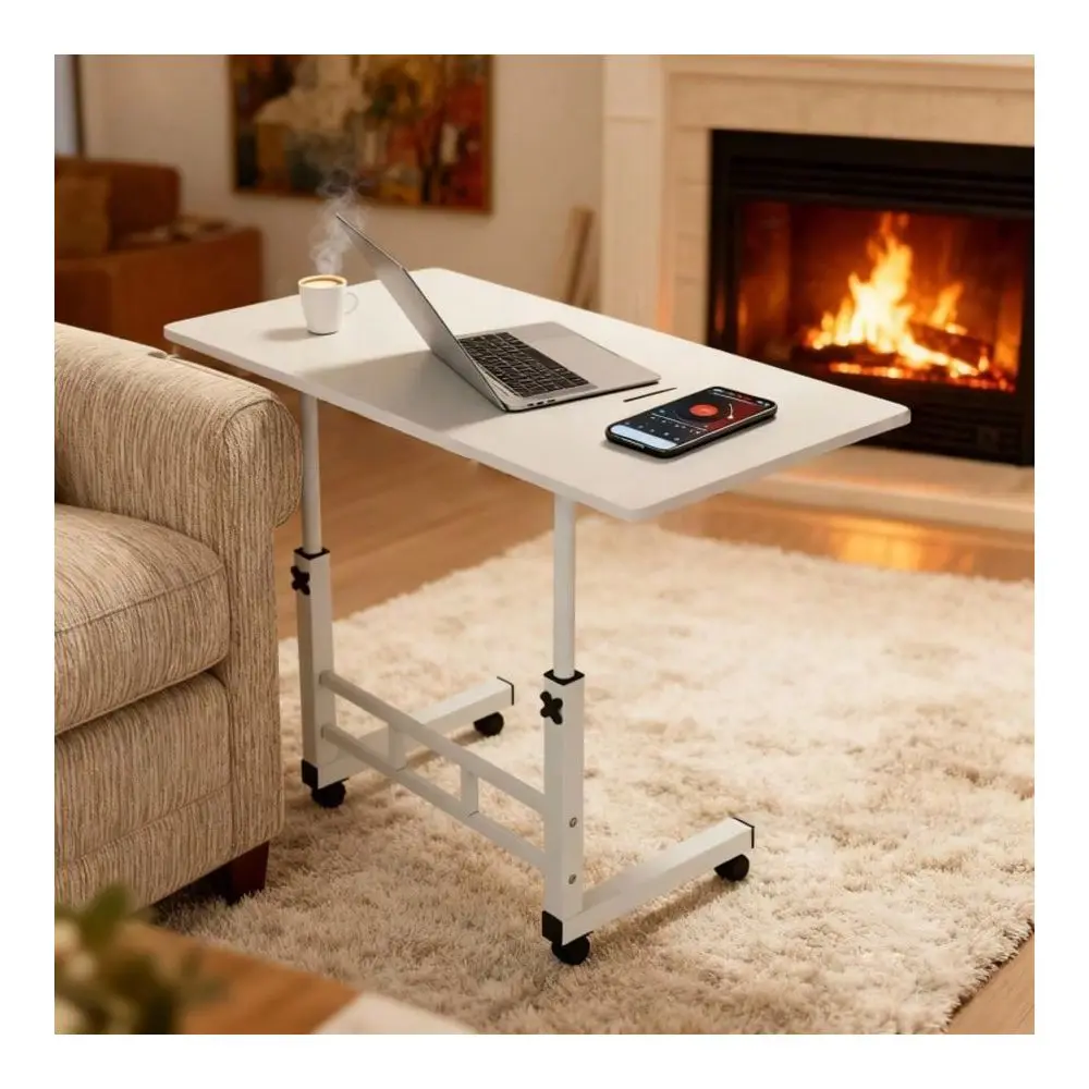 Mobile Lift Table, Adjustable Height Rolling Bedside Desk With Wheels, Space Saving Laptop Stand For Bedroom Dorm
Mobile Lift Table, Adjustable Height Rolling Bedside Desk With Wheels, Space Saving Laptop Stand For Bedroom Dorm