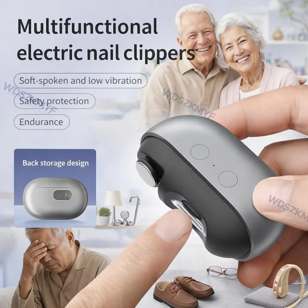 3-in-1 multifunctional Electric Nail Clippers Automatic Toe Nail Clippers for Thick Toenails Seniors with Led Light Polishing
3-in-1 multifunctional Electric Nail Clippers Automatic Toe Nail Clippers for Thick Toenails Seniors with Led Light Polishing