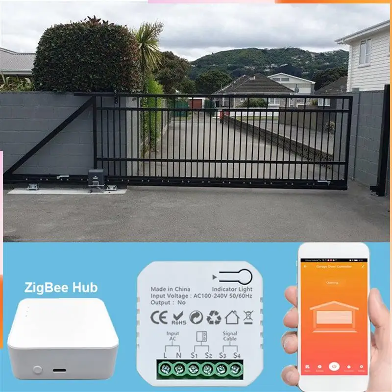 A92Z 2X Tuya Smart Life Zigbee Motorized Swing Gate Sliding Gate Controller Dry Contact Voice Control With For Alexa Google
A92Z 2X Tuya Smart Life Zigbee Motorized Swing Gate Sliding Gate Controller Dry Contact Voice Control With For Alexa Google