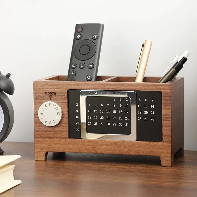 Solid Calendar Pen Holder Multifunctional Desktop Office Organizer Stationery Pencil Storage Box for Office Home Decoration
Solid Calendar Pen Holder Multifunctional Desktop Office Organizer Stationery Pencil Storage Box for Office Home Decoration
