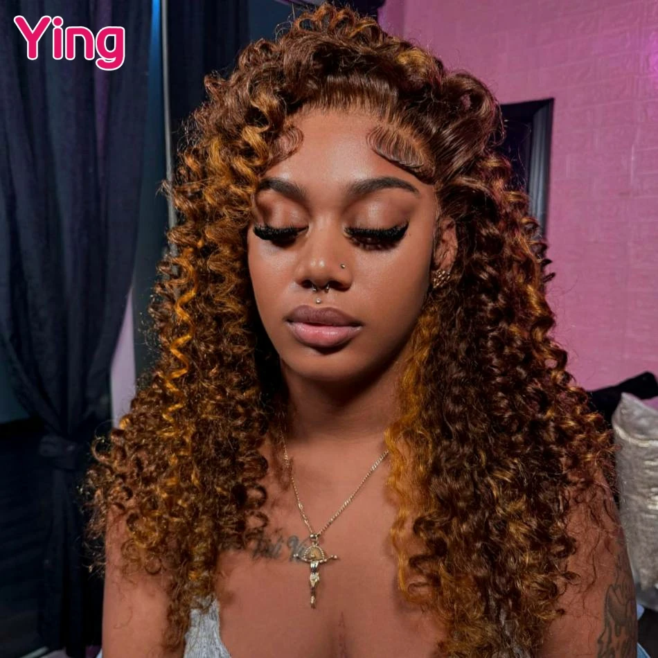 34 36 Inch Highlight Brown Coffee Colored 250% Loose Deep 13x6 Lace Frontal Human Hair Wigs PrePlucked Brazilian 5x5 Closure Wig
34 36 Inch Highlight Brown Coffee Colored 250% Loose Deep 13x6 Lace Frontal Human Hair Wigs PrePlucked Brazilian 5x5 Closure Wig