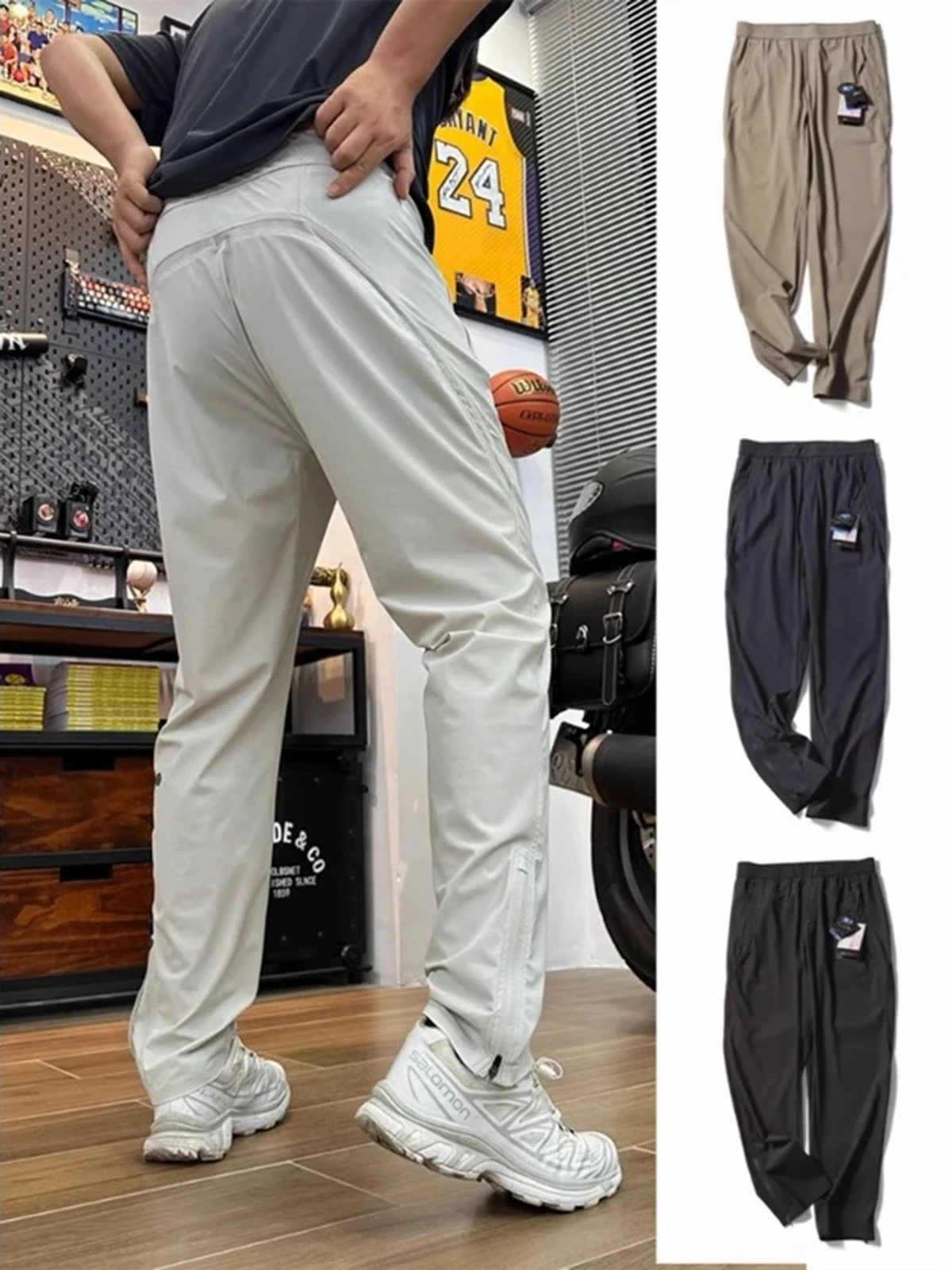 Functionality Style Lightweight Breathable Quick Dry Outdoor Casual Sports Men's Summer Long Pants Straight Leg mid Waist
Functionality Style Lightweight Breathable Quick Dry Outdoor Casual Sports Men's Summer Long Pants Straight Leg mid Waist