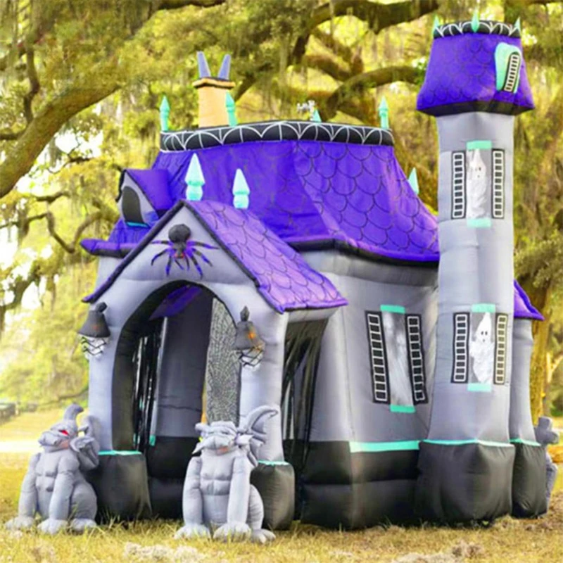 Night LED Lights Oxford Cloth Halloween Castle House Outdoor Folding Portable Camping Tent
Night LED Lights Oxford Cloth Halloween Castle House Outdoor Folding Portable Camping Tent