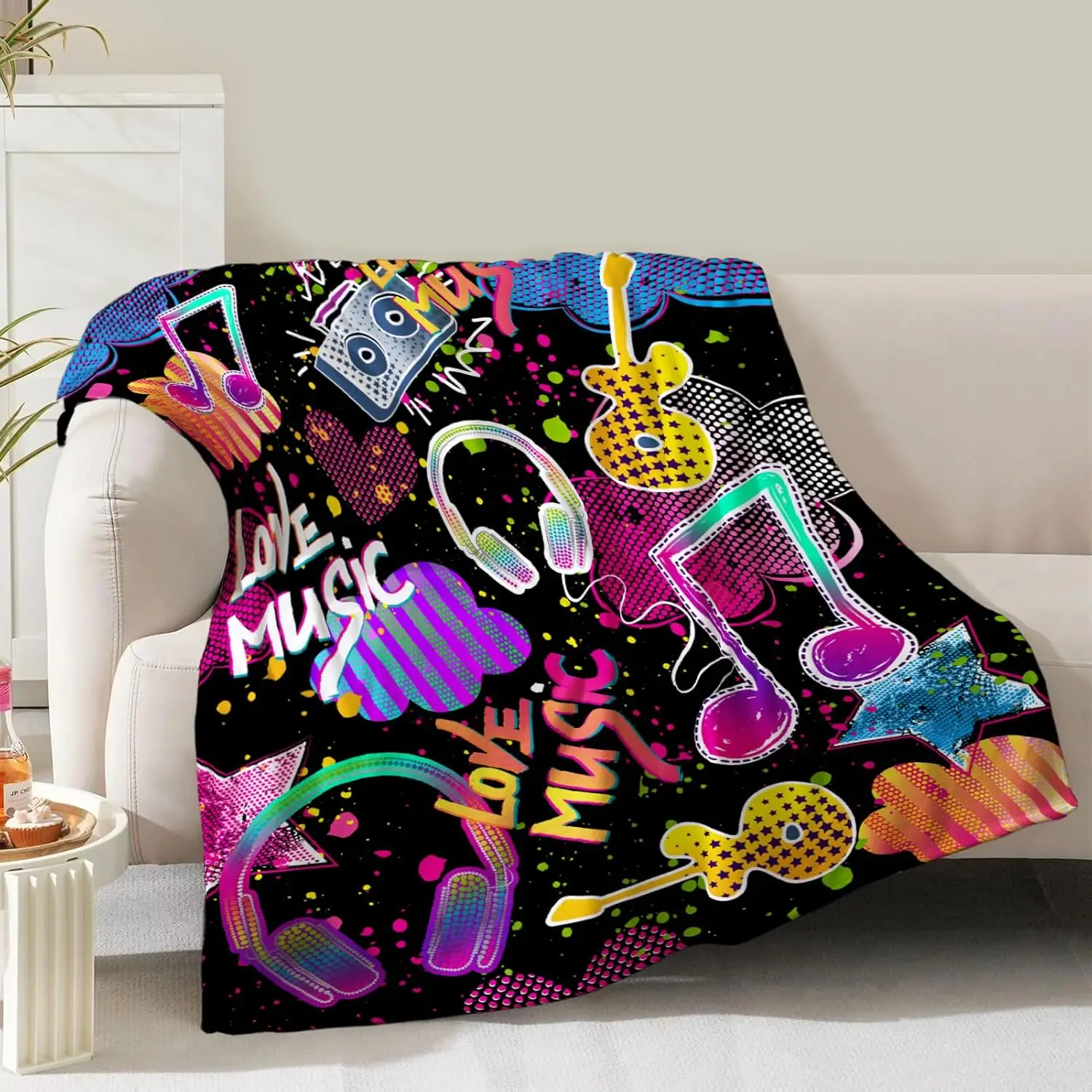 Music Note Blanket Gifts for Boys Men Women Girls Birthday Christmas Valentine Presents Colorful Musical Theme Decor Bedroom Liv
Music Note Blanket Gifts for Boys Men Women Girls Birthday Christmas Valentine Presents Colorful Musical Theme Decor Bedroom Liv