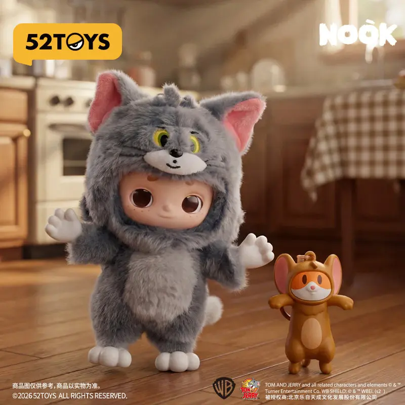 52TOYS NOOK Tom & Jerry Co Branded Plush Doll Hanging Card Jerry Handmade Cat Trendy Toys Kawaii Plush Doll Home Ornaments Gift
52TOYS NOOK Tom & Jerry Co Branded Plush Doll Hanging Card Jerry Handmade Cat Trendy Toys Kawaii Plush Doll Home Ornaments Gift