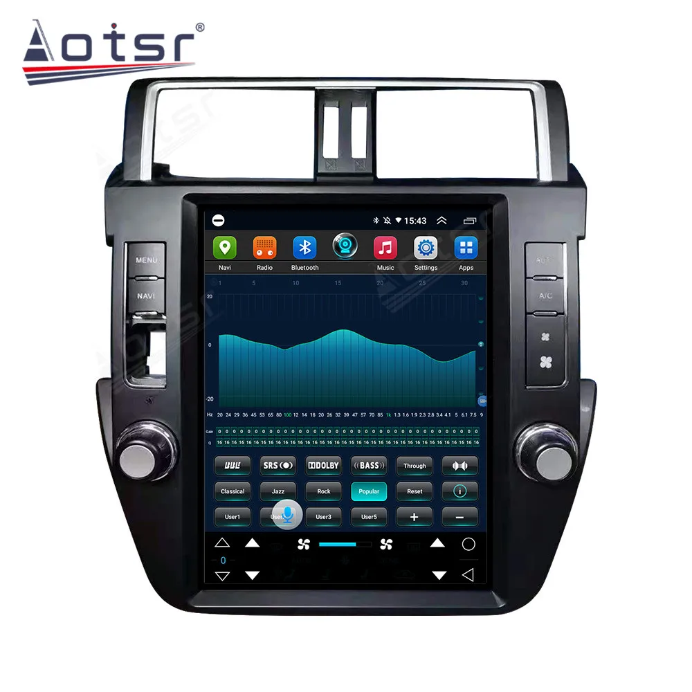12,1-дюймовый автомобильный радиоприемник Android 13 CarPlay для Toyota Prado 2010-2013, мультимедийный плеер с сенсорным экраном, GPS-навигация, головное устройство DSP BT
12,1-дюймовый автомобильный радиоприемник Android 13 CarPlay для Toyota Prado 2010-2013, мультимедийный плеер с сенсорным экраном, GPS-навигация, головное устройство DSP BT
