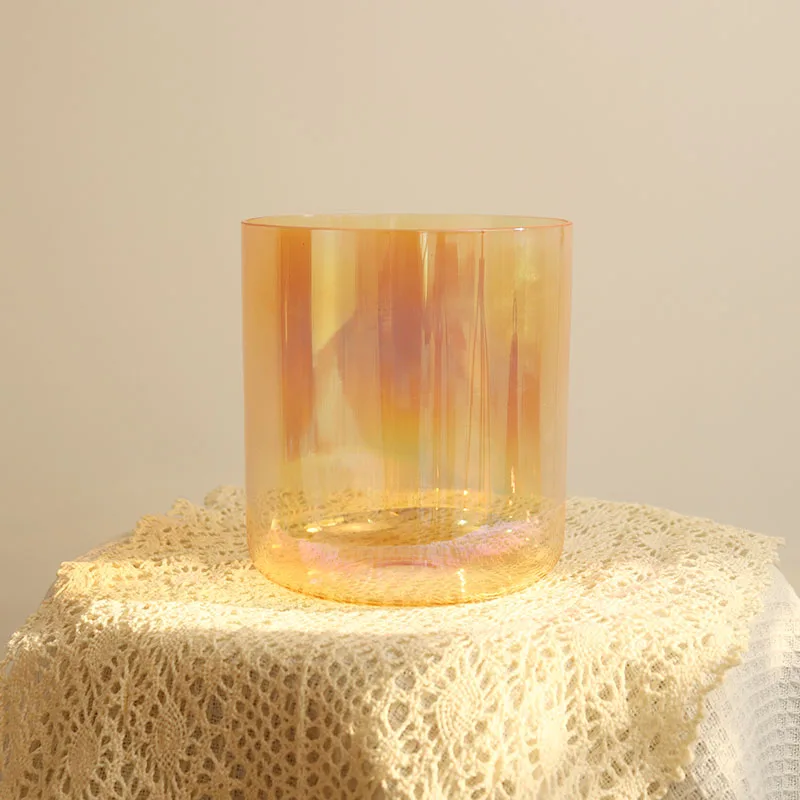 ZHQH Light Orange Crystal Sining Bowl Sound Therapy Musical Instrument
ZHQH Light Orange Crystal Sining Bowl Sound Therapy Musical Instrument