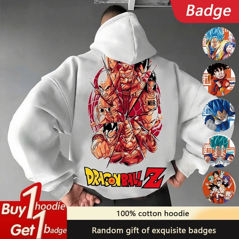 Dragon Ball GOKU Loose Sports Hoodie Japanese Anime Peripheral 2025 Autumn Men's and Women's Cotton Fashion Sweater Top
Dragon Ball GOKU Loose Sports Hoodie Japanese Anime Peripheral 2025 Autumn Men's and Women's Cotton Fashion Sweater Top