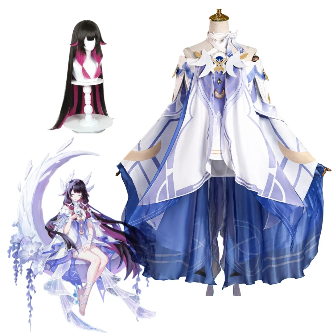 Game Genshin Impact Damselette Columbina Cosplay Costume Full Set Uniform Outfits
Game Genshin Impact Damselette Columbina Cosplay Costume Full Set Uniform Outfits