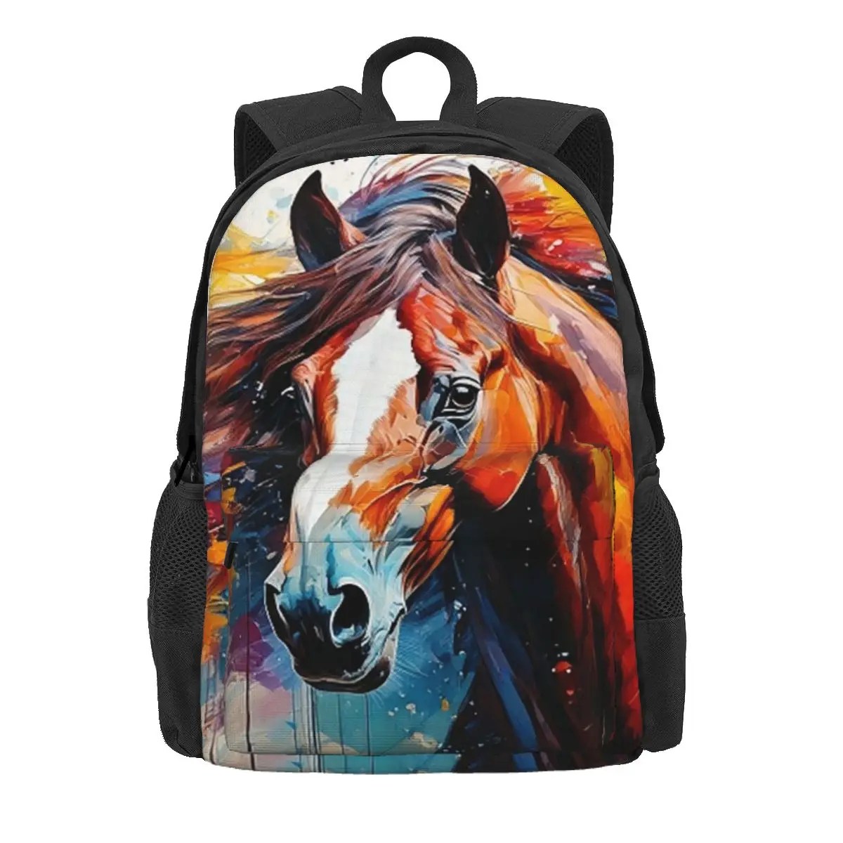 Horse Art Loose Artistic Backpack Daypack Large Capacity Kids BookBag School Bag Shoulder Bags for Men Women
Horse Art Loose Artistic Backpack Daypack Large Capacity Kids BookBag School Bag Shoulder Bags for Men Women
