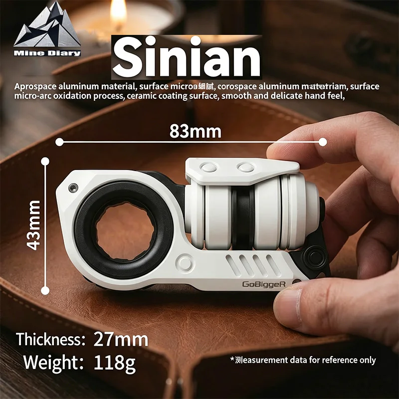GoBiggeR Sinian Youth Edition-Plain Shadow Aurora Push Slider Multi-functional Composite Toys Custom Color EDC Slider Fidget Toy
GoBiggeR Sinian Youth Edition-Plain Shadow Aurora Push Slider Multi-functional Composite Toys Custom Color EDC Slider Fidget Toy