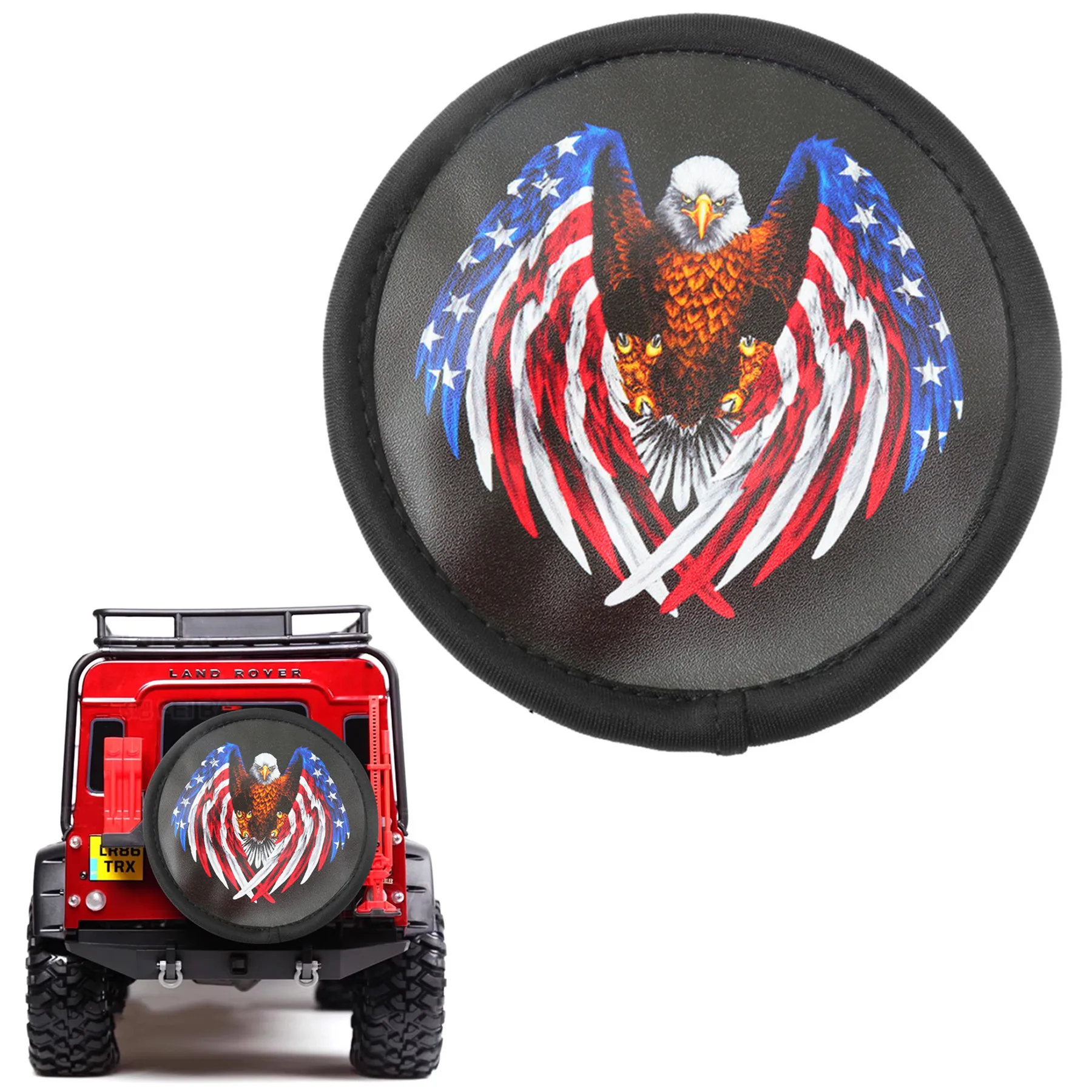 1/10 RC Decoration PU Leather Spare Tire Cover for 1:10 RC Crawler Car Traxxas TRX4 Axial SCX10 Wraith RC4WD D90 Tamiya CC01 HPI
1/10 RC Decoration PU Leather Spare Tire Cover for 1:10 RC Crawler Car Traxxas TRX4 Axial SCX10 Wraith RC4WD D90 Tamiya CC01 HPI