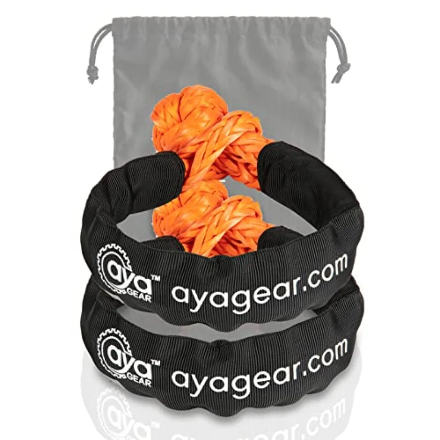 Soft Shackle - 44000LBS Breaking gth Synthetic Road Recovery Rope 1/2 X 22 Inch Rope Shackle with Extra Sleeves for Sailing SUV
Soft Shackle - 44000LBS Breaking gth Synthetic Road Recovery Rope 1/2 X 22 Inch Rope Shackle with Extra Sleeves for Sailing SUV