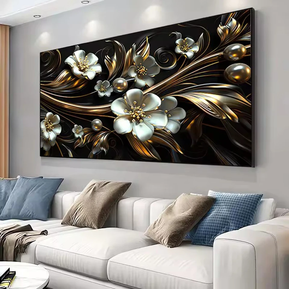 5D DIY алмазная живопись черное золото листья белые цветы полный квадратный круглый алмаз вышивка крестиком мозаика вышивка украшение дома 
5D DIY алмазная живопись черное золото листья белые цветы полный квадратный круглый алмаз вышивка крестиком мозаика вышивка украшение дома