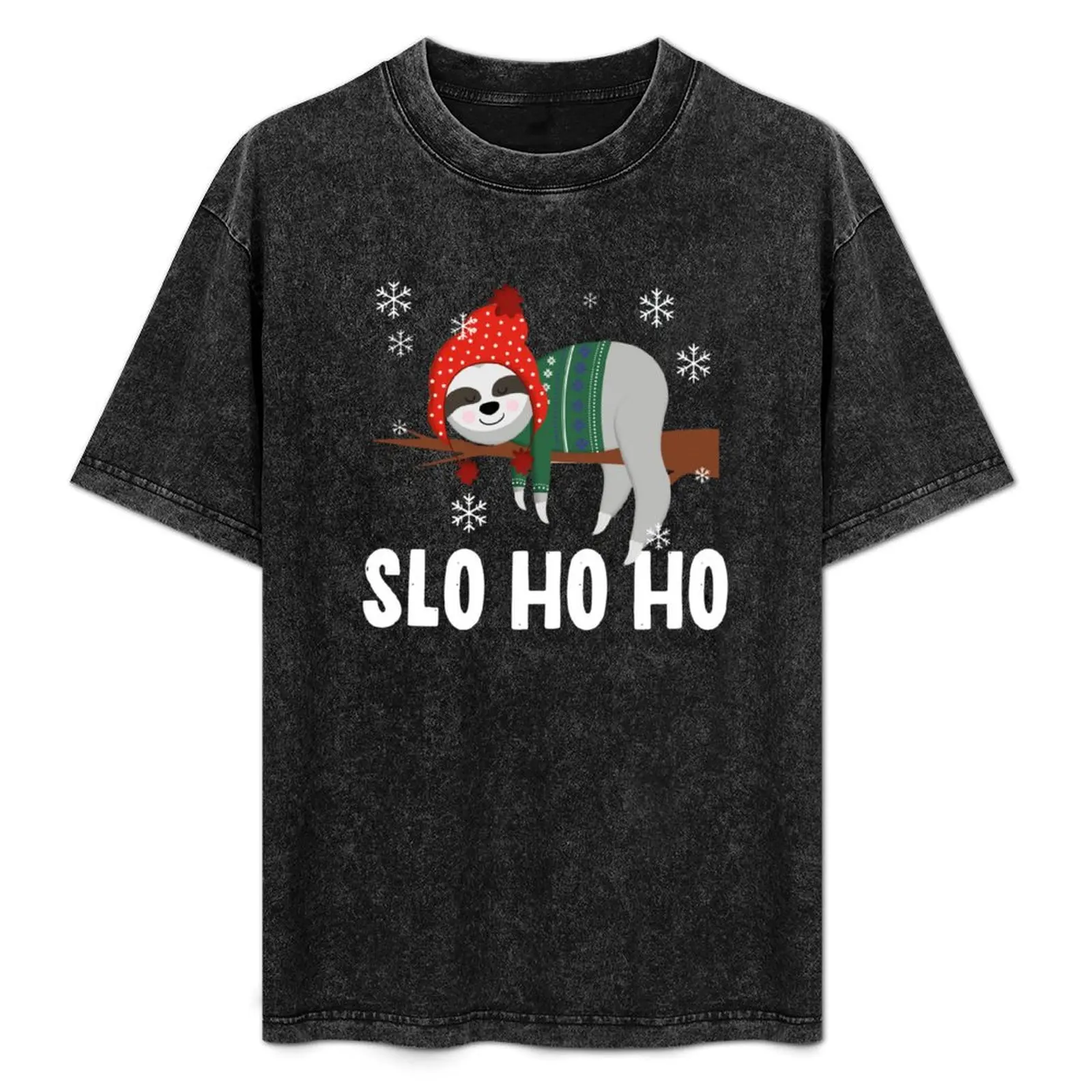 Slo Ho Ho Sloth Christmas T-Shirt Work Duty Casual T-Shirt
Slo Ho Ho Sloth Christmas T-Shirt Work Duty Casual T-Shirt