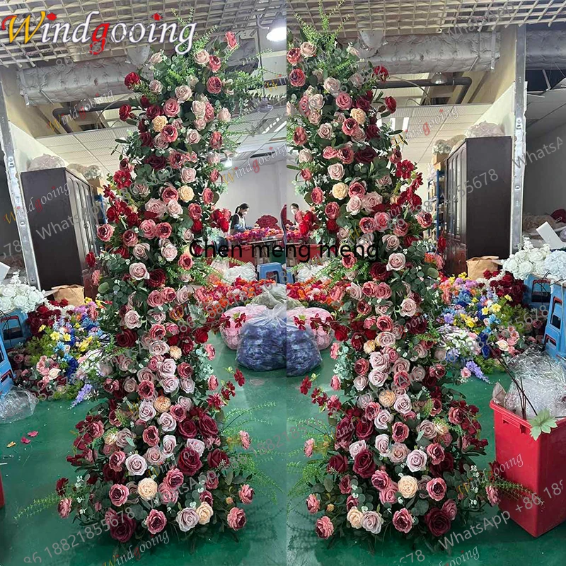 Luxury dark colorRose Peony Green Eucalyptus Leaf Wedding ox Horn Arch Backdrop Decor Floral Arrangement Event Party Stage Props
Luxury dark colorRose Peony Green Eucalyptus Leaf Wedding ox Horn Arch Backdrop Decor Floral Arrangement Event Party Stage Props