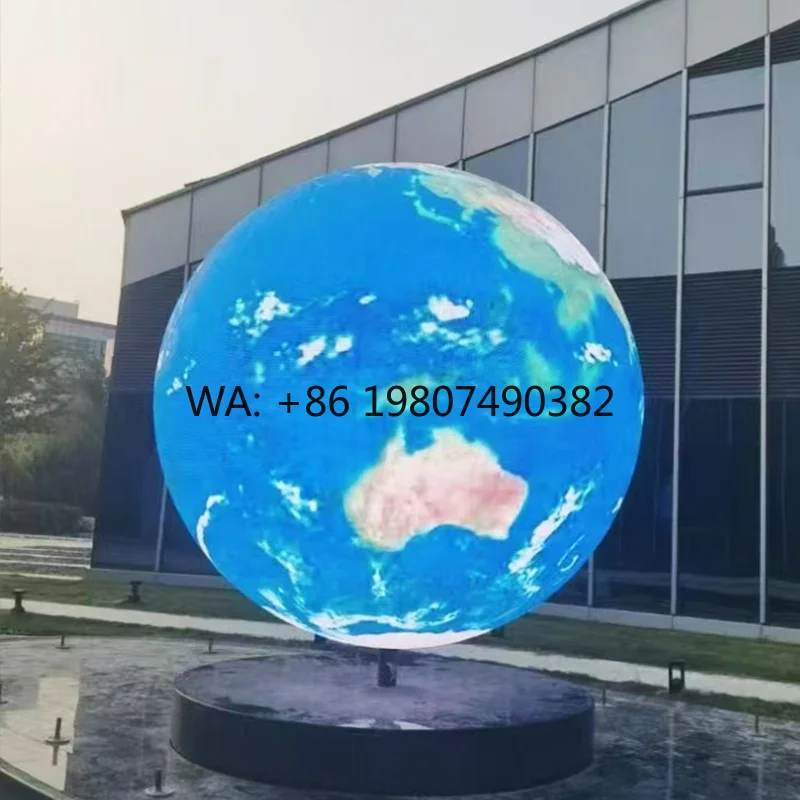 P1 Custom Spherical LED Ball Screen 60Hz High Refresh Globe Shaped Display Indoor Creative Brand Advertising Screen
P1 Custom Spherical LED Ball Screen 60Hz High Refresh Globe Shaped Display Indoor Creative Brand Advertising Screen