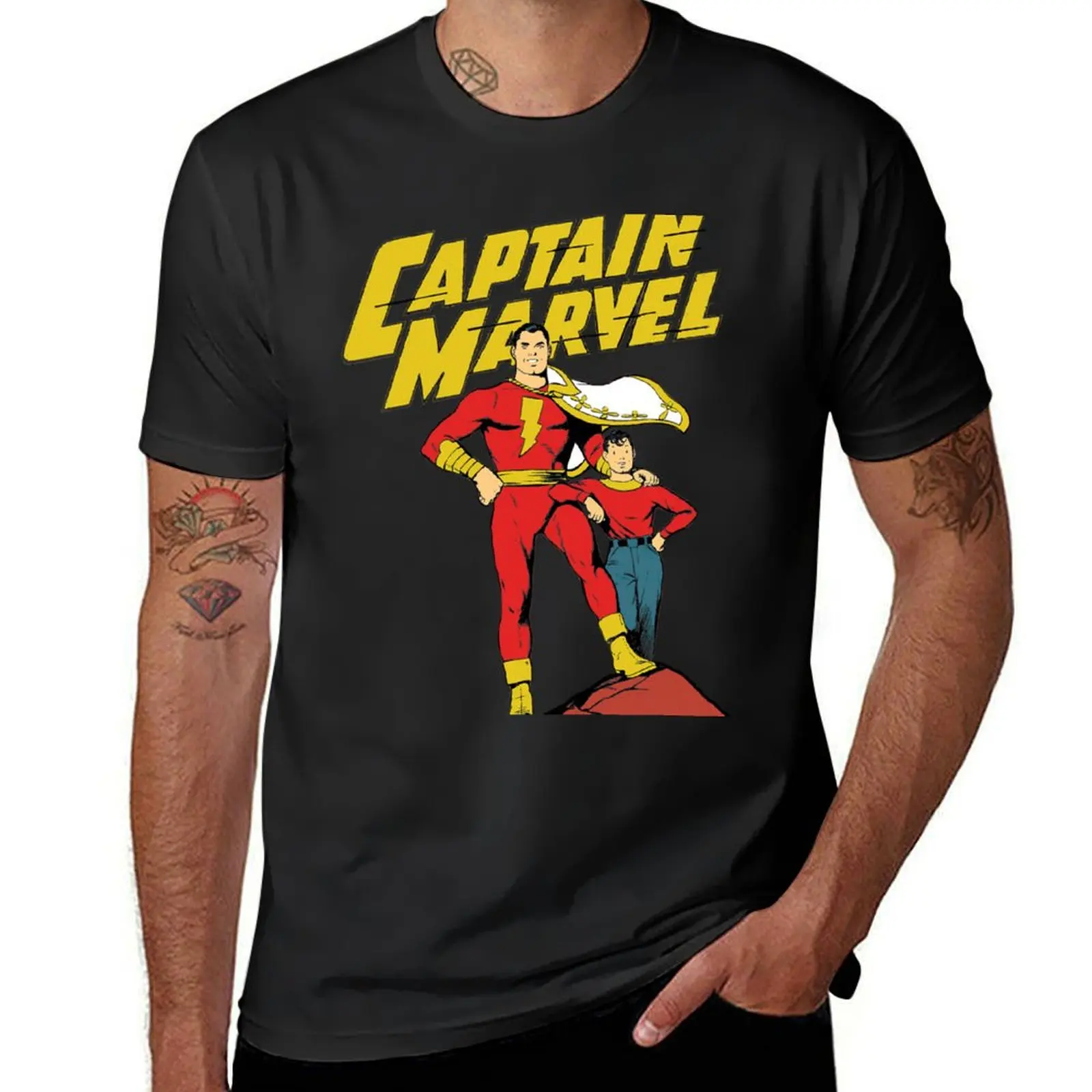 Fawcett Comics Shazam Retro Design T-Shirt tees customizeds tops blanks mens big and tall t shirts
Fawcett Comics Shazam Retro Design T-Shirt tees customizeds tops blanks mens big and tall t shirts