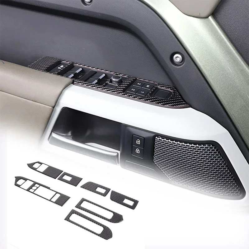 For Land Rover Defender 110 2020-2024 Soft Carbon Fiber Car Glass Lift Frame Decorative Sticker Interior Accessories
For Land Rover Defender 110 2020-2024 Soft Carbon Fiber Car Glass Lift Frame Decorative Sticker Interior Accessories
