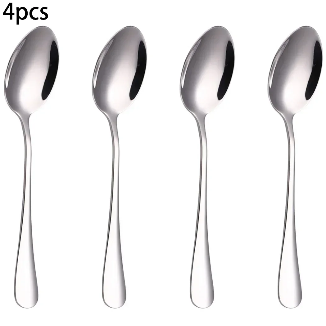 High Quality 4pcs Stainless Steel Teaspoon Polished Coffee Tea Spoon Dozen Kitchen Spoons For Tea Coffee Cup
High Quality 4pcs Stainless Steel Teaspoon Polished Coffee Tea Spoon Dozen Kitchen Spoons For Tea Coffee Cup