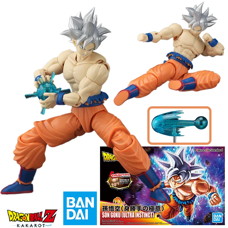 Bandai Figure-rise Dragon Ball SUPER SON GOKOU ULTRA INSTINCT Assembly Anime Action Figures Toys Collectible Gifts for Children
Bandai Figure-rise Dragon Ball SUPER SON GOKOU ULTRA INSTINCT Assembly Anime Action Figures Toys Collectible Gifts for Children