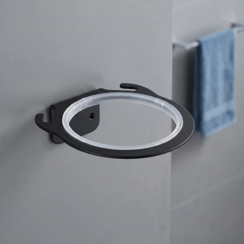 Space Aluminum Hair Dryer Holder Black Non Rusting Hair Dryer Rack Easy to Install Most Compatible Hair Dryer Hanger
Space Aluminum Hair Dryer Holder Black Non Rusting Hair Dryer Rack Easy to Install Most Compatible Hair Dryer Hanger
