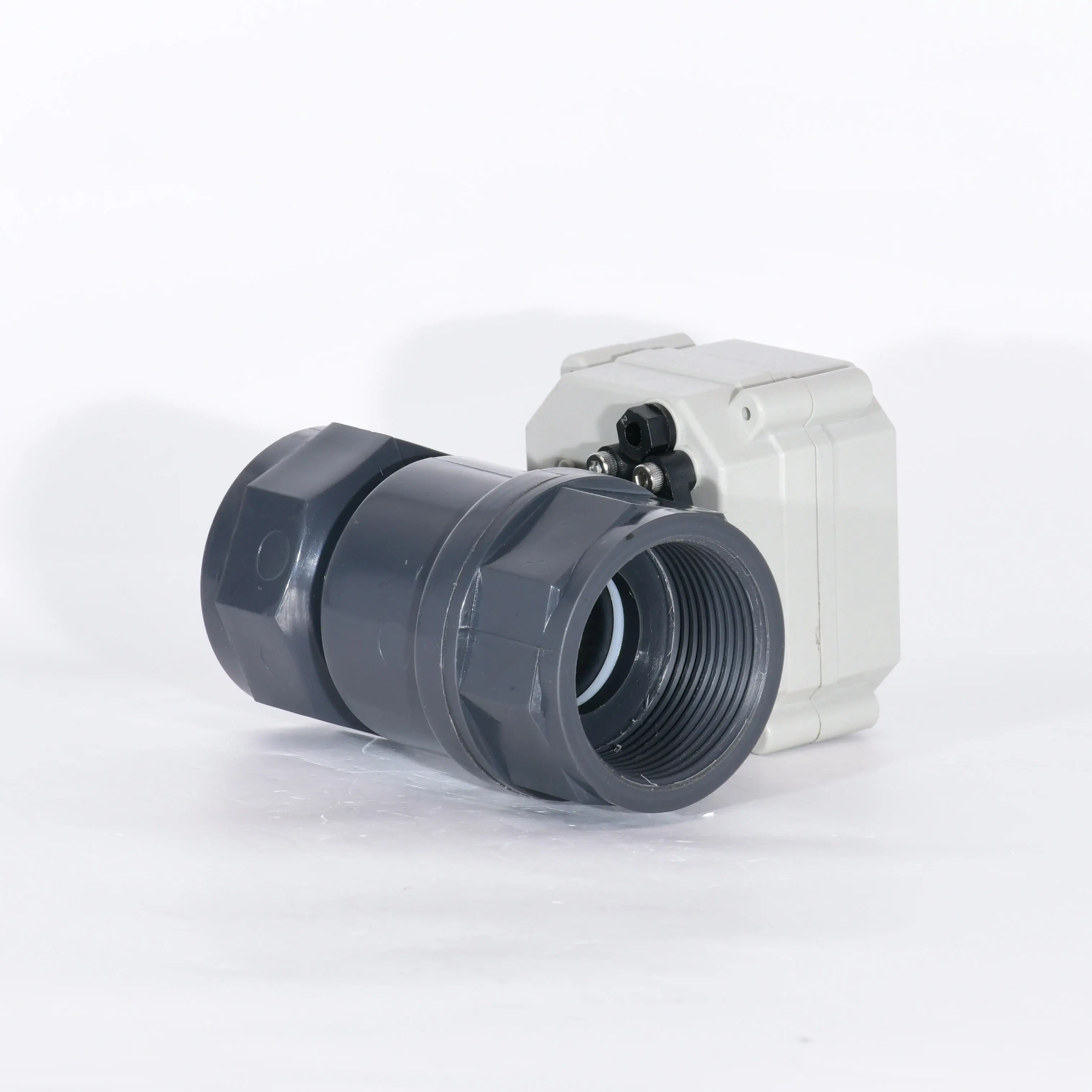 24V DC DN20 Reduce Port 26mm 1Mpa BSP NPT Thread Electric Actuator 2 Way Electric Operated Motorized PVC Ball Valve
24V DC DN20 Reduce Port 26mm 1Mpa BSP NPT Thread Electric Actuator 2 Way Electric Operated Motorized PVC Ball Valve