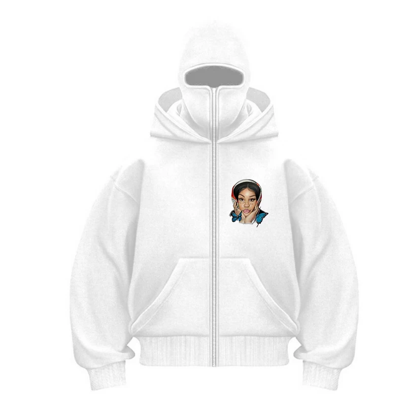 Y2K Women Jackets Gothic Double Hooded Coat Printed Garbage Zipper Sweatshirt Retro Oversized Streetwear New Coats And Jackets
Y2K Women Jackets Gothic Double Hooded Coat Printed Garbage Zipper Sweatshirt Retro Oversized Streetwear New Coats And Jackets