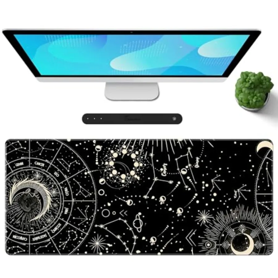 Gaming Mouse Pad XXL XL Large Long Extended Big Mousepad Non-Slip Rubber Keyboard Desk Pad with Stitched Edges for Laptop Home
Gaming Mouse Pad XXL XL Large Long Extended Big Mousepad Non-Slip Rubber Keyboard Desk Pad with Stitched Edges for Laptop Home