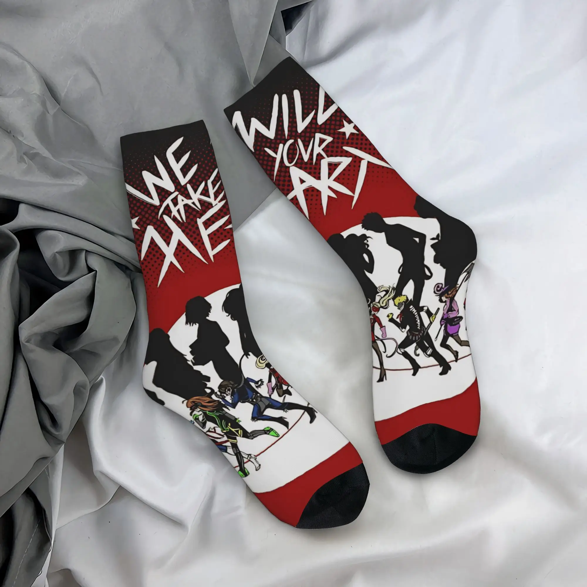 We will Take your Heart Socks Funny Stockings Winter Anti-Slip Men's Socks Soft Breathable Design Outdoor Socks
We will Take your Heart Socks Funny Stockings Winter Anti-Slip Men's Socks Soft Breathable Design Outdoor Socks