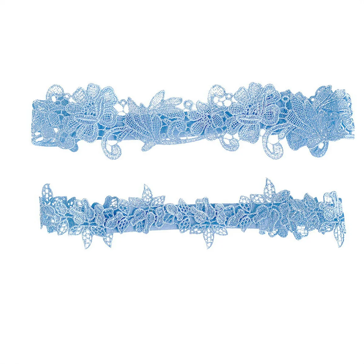 1 Pair of Fashion Bridal Garters Beautiful Wedding Lace Flower Garters Decorative Garters for Woman(Sky-Blue)
1 Pair of Fashion Bridal Garters Beautiful Wedding Lace Flower Garters Decorative Garters for Woman(Sky-Blue)